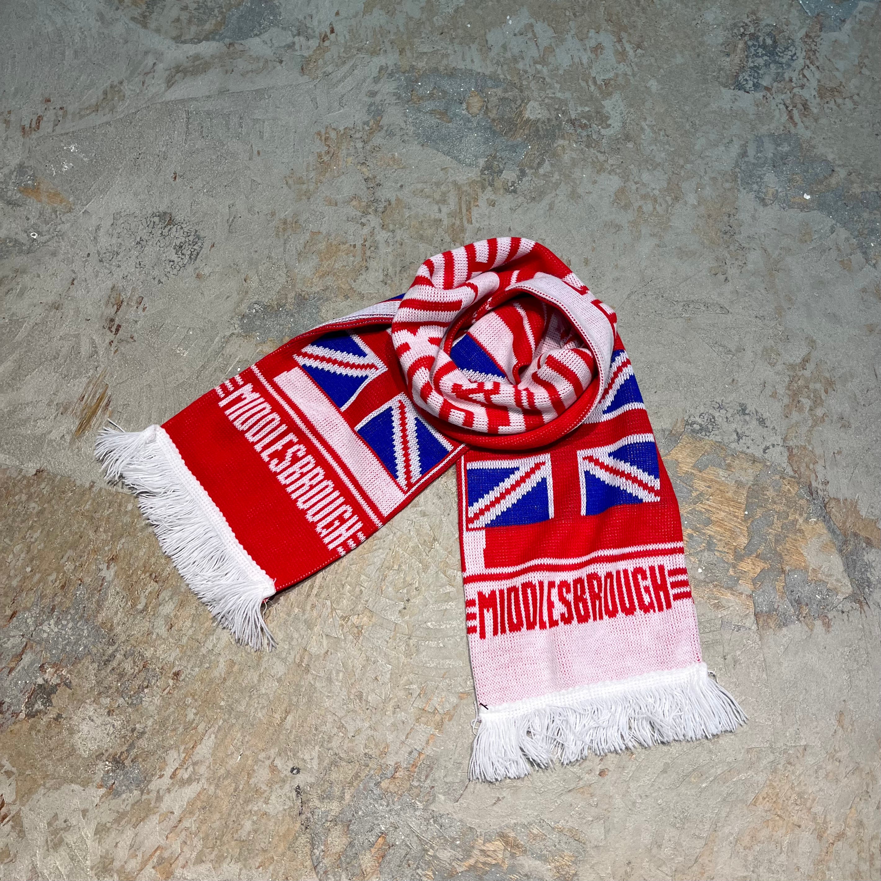 3084 古着 サッカーマフラー/MIDDLESBROUGH/ミドルズブラFC/ENGLAND