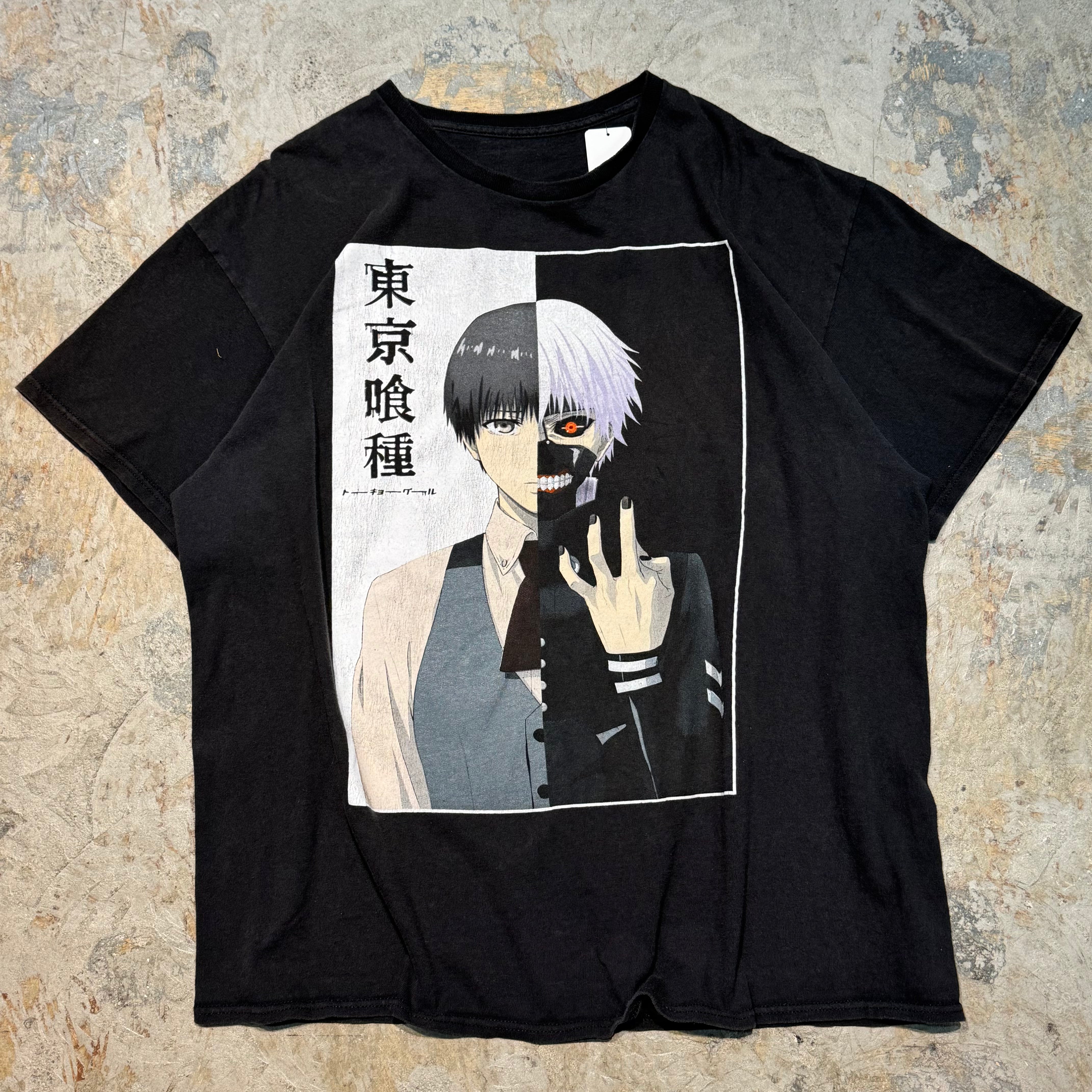 【古着】東京喰種 Tシャツ XLサイズ 海外公式 古着 東京喰種/ トウキョウグール/ アニメTシャツ/サイズXL – MUJIN
