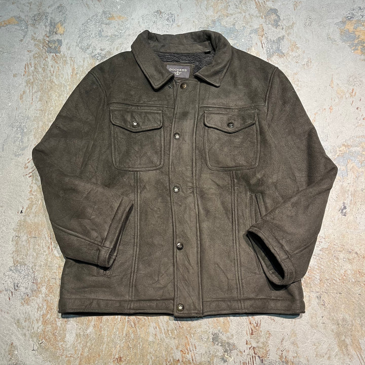 #3120 古着 DOCKERS/ドッカーズ/Zip Up Sharling Jacket/シアリングジャケット/サイズM