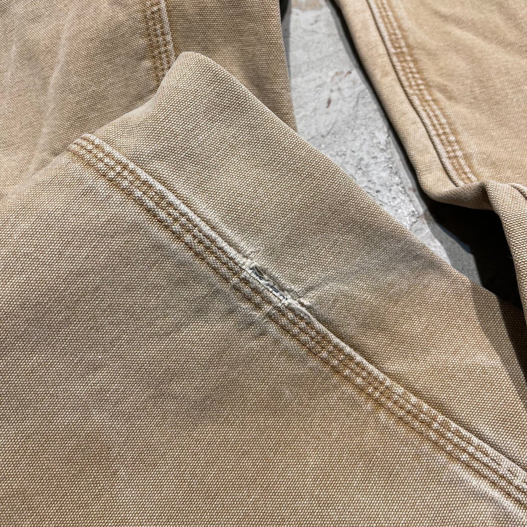 #1728 古着 Carhartt/カーハート/ Duck Painter Pants/ダック地 ペインターパンツ / ワークパンツ / 裏地チェック / サイズ36×34