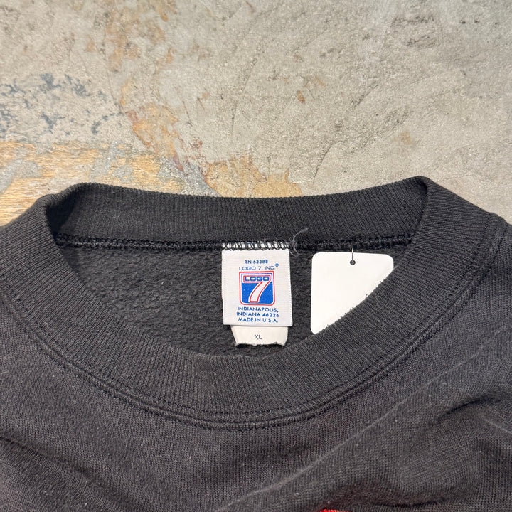 古着 USA製 USAVINTAGE/ CHICAGO BULLS/ シカゴ･ブルズ/ NBA/ 刺繍/ クルーネックスウェット/ サイズXL
