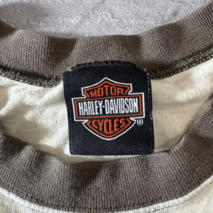 古着 Y2k Harley-Davidson ハーレーダビッドソン ロングTシャツ サイズXL相当