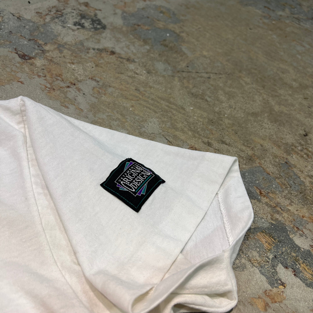 古着 ATTENTION/私には性格が違う！/ヴィンテージ シングルステッチ プリントTシャツ/サイズXL