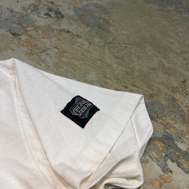 古着 ATTENTION/私には性格が違う！/ヴィンテージ シングルステッチ プリントTシャツ/サイズXL