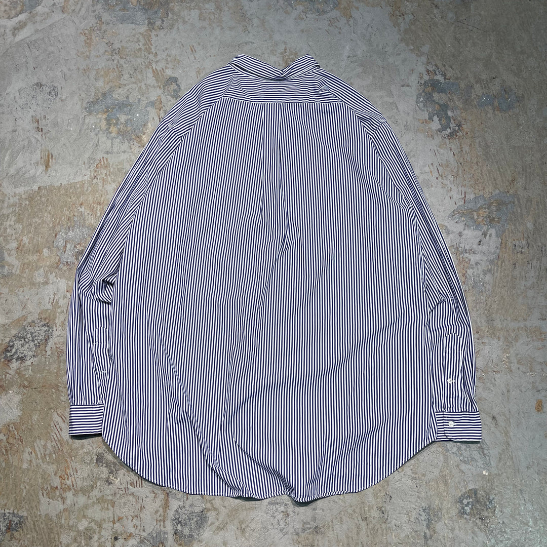 #4325 Ralph Lauren/ラルフローレン L/S B.D Shirts/ボタンダウンシャツ/CUSTOM FIT/ストライプ/サイズ3XXL