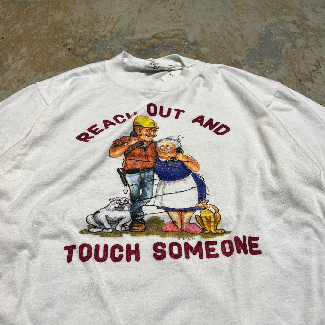 #4603 古着 80's USA製 ヘインズ/ヴィンテージ シングルステッチ TシャツサイズM