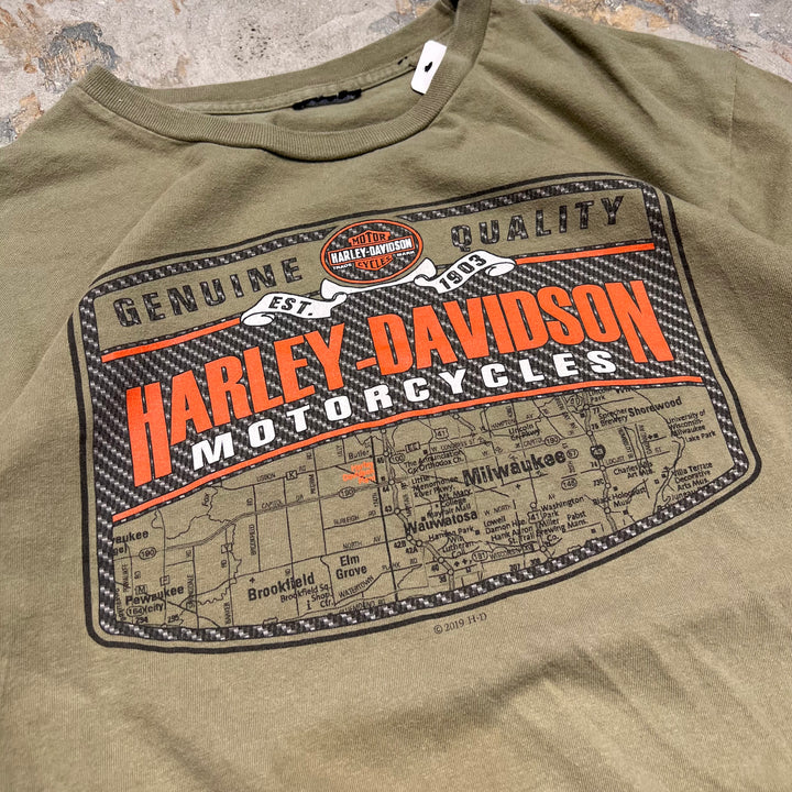 古着 Harley-Davidson/ハーレー ダビッドソン / ミシガン州 トラバース･シティ ストア / プリントTシャツ / サイズxl相当
