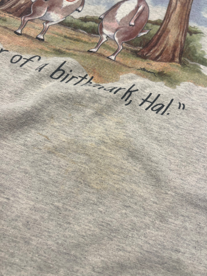 #MA140 古着 USA製 86's THE FAR SIDE/イラスト/コミック/ヴィンテージシングルステッチ Tシャツ/サイズXL