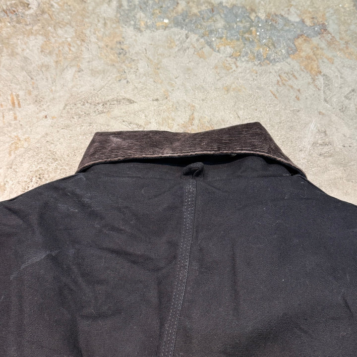 古着 USA製 Carhartt/ カーハート/ トラディショナルジャケット/ ダック地/ 裏地キルティング/ 襟コーデュロイ/ サイズXXXL相当