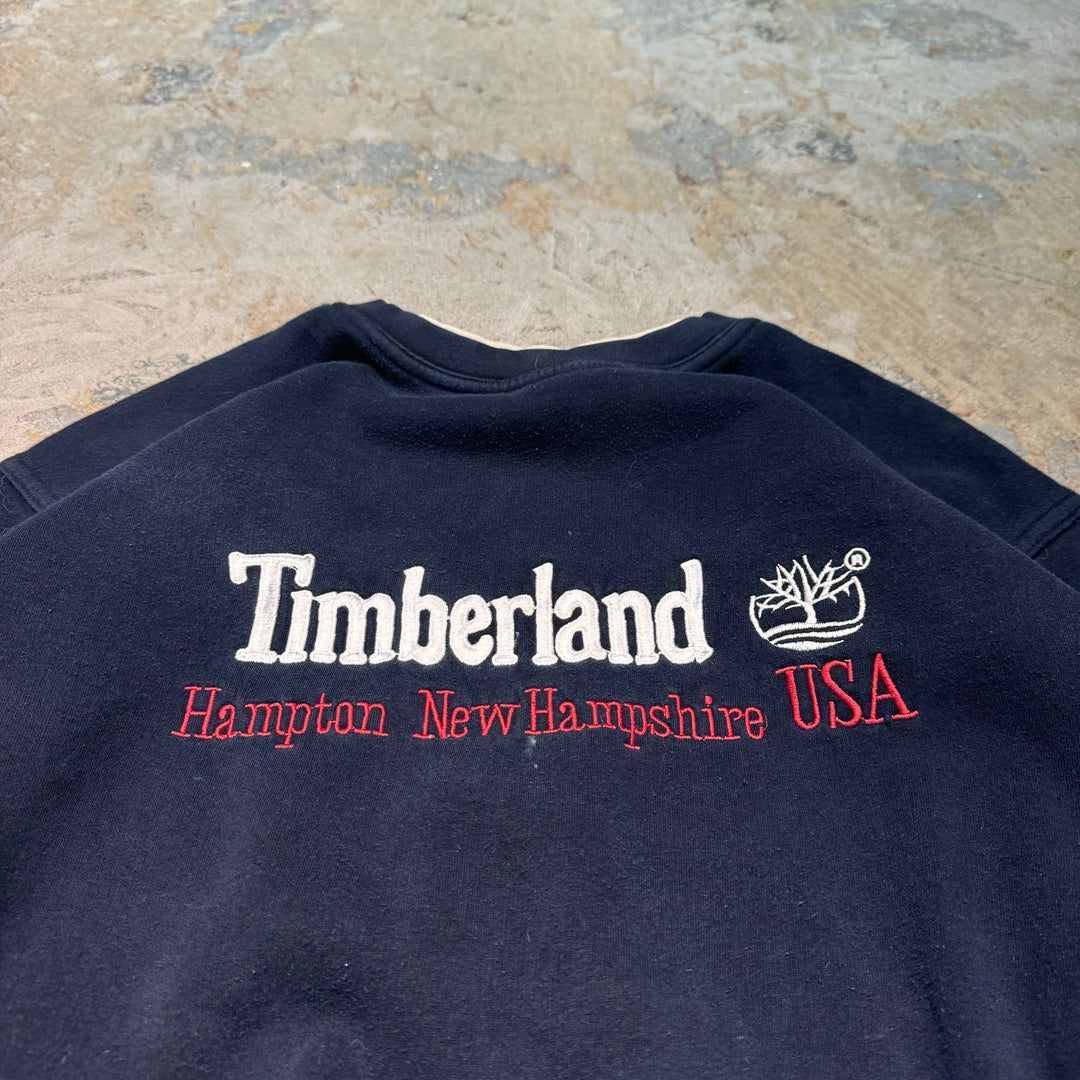 古着 timberland/ティンバーランド/クルーネックスウェット/サイズXL