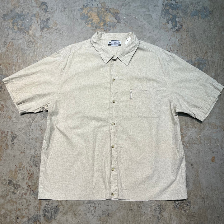 古着 Columbia/ コロンビア/ 半袖シャツ/ 総柄/ リメイク/サイズXL