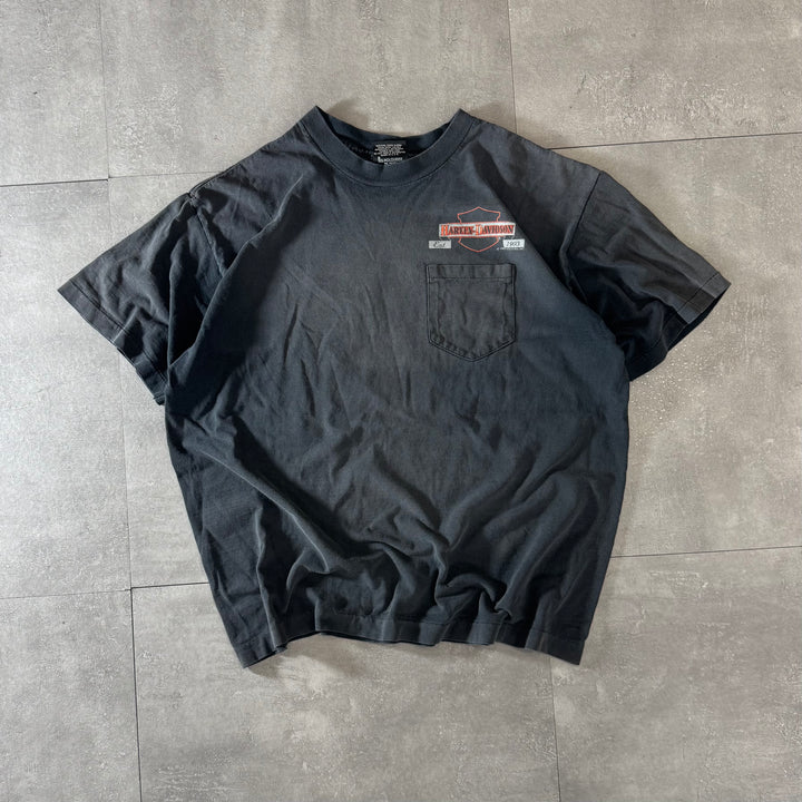古着 USA製 92’s  Harley-Davidson ハーレーダビッドソン プリントTシャツ  シングルステッチ サイズXL