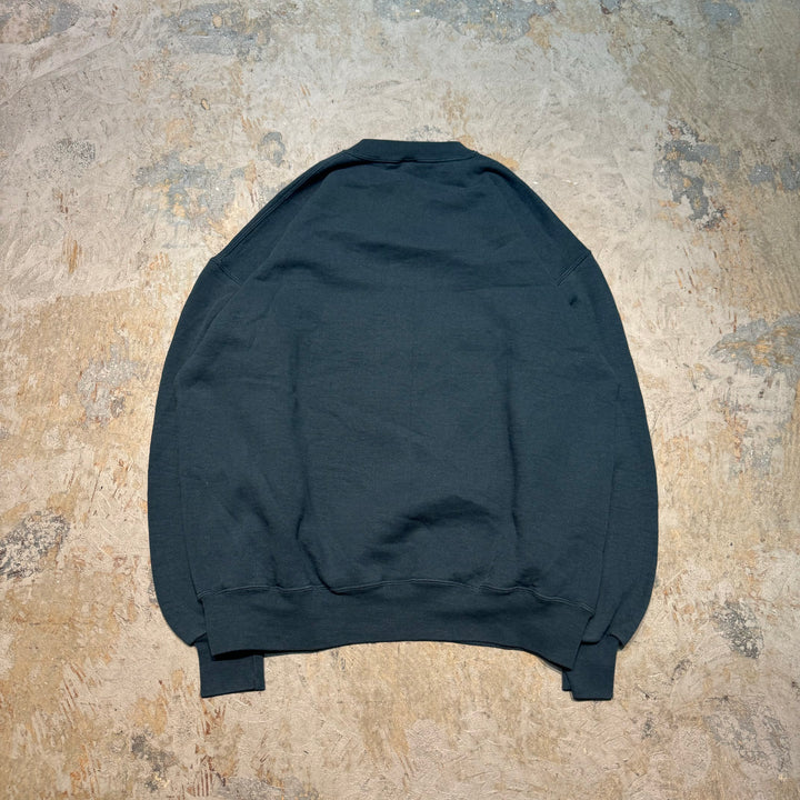 古着 RUSSELL ATHLETIC/ ラッセルアスレチック/ ブランククルーネックスウェット/ 無地/ 前Vガゼット/ サイズXL