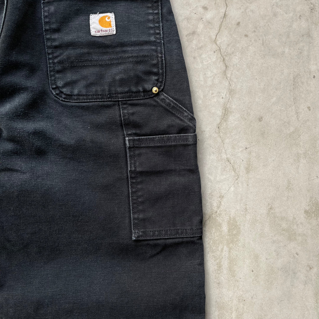 古着 Carhartt/カーハート/ダック地ペインターパンツ/ダブルニー/実寸サイズ28×28