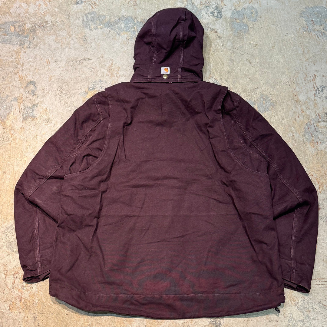 古着 carhartt/ カーハート/ フルスイング シェルパジャケット/ ダック地/ 裏地ボア/ Women’s/ サイズXL
