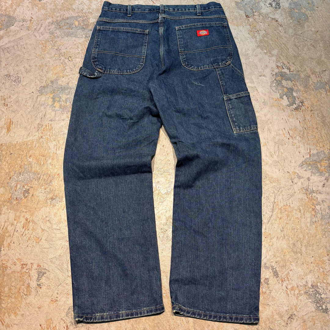 古着 90's Dickies/ ディッキーズ/ ペインターデニムパンツ / 実寸サイズ34×30