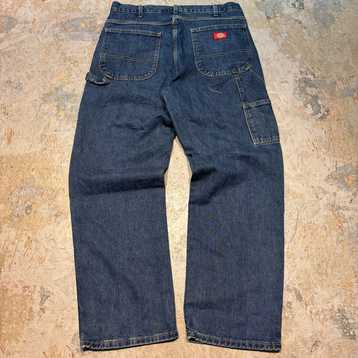 古着 90's Dickies/ ディッキーズ/ ペインターデニムパンツ / 実寸サイズ34×30