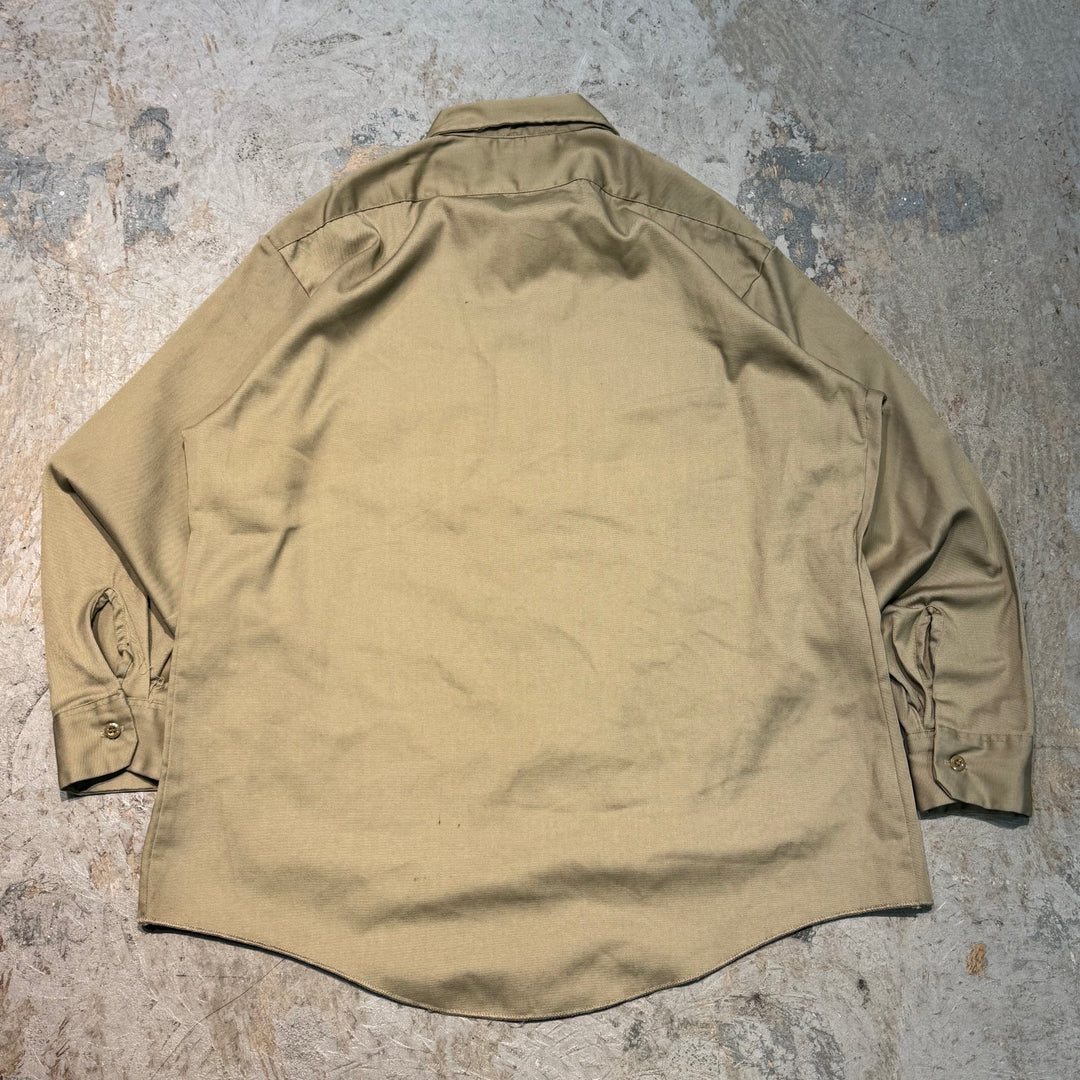 古着 USA製 DICKIES/ ディッキーズ/ワーク長袖シャツ/ サイズXL