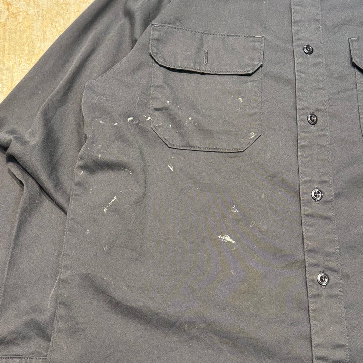 古着 carhartt/カーハート/ 長袖ワークシャツ/ 無地/ サイズM