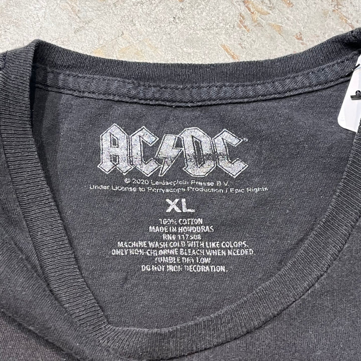 古着 AC/DC/エーシーディーシー/バンドTシャツ/プリントTシャツ/ サイズXL