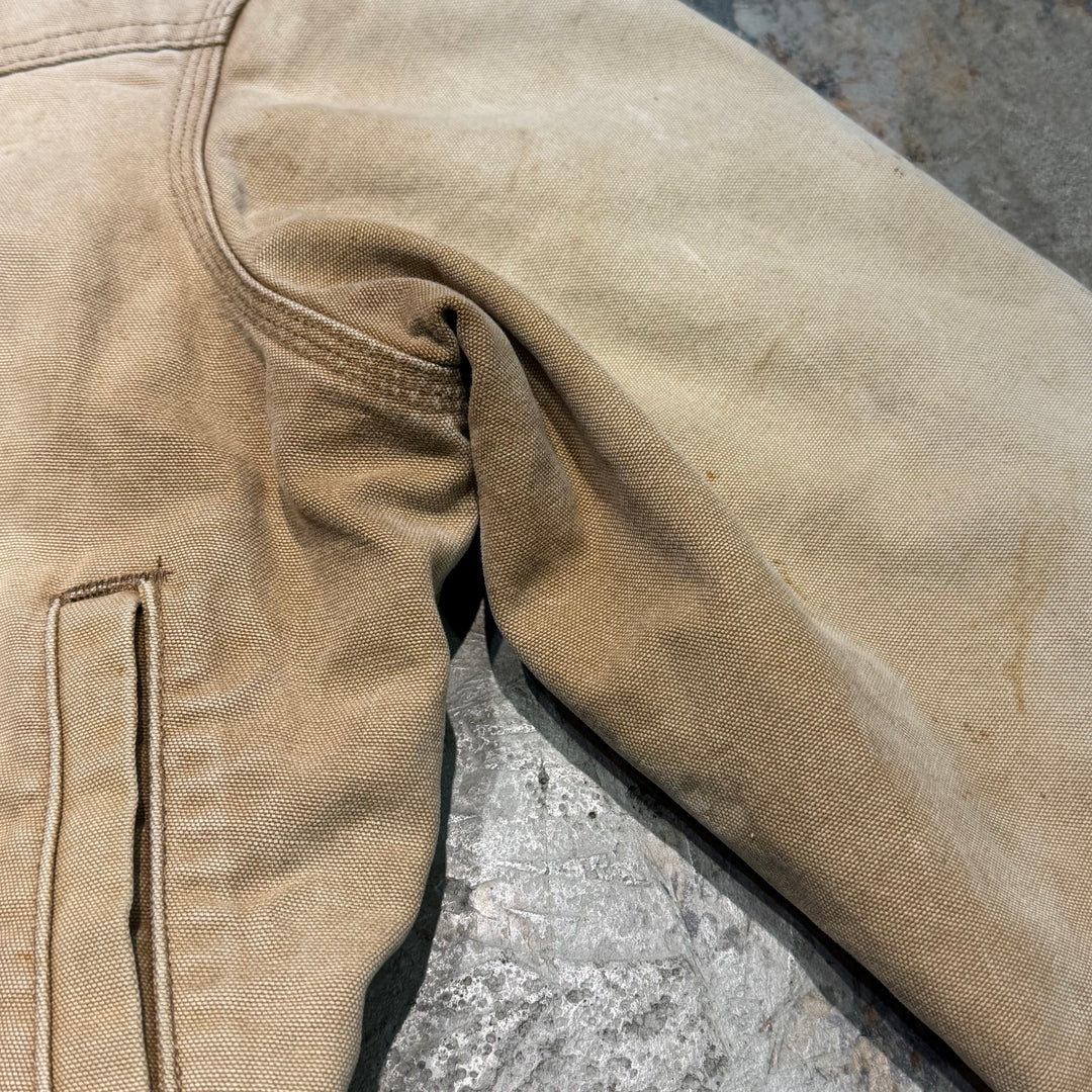 古着 Carhartt/ カーハート/ サンタフェジャケット/ ダック地/ 裏地キルティング/ 襟コーデュロイ/ サイズM