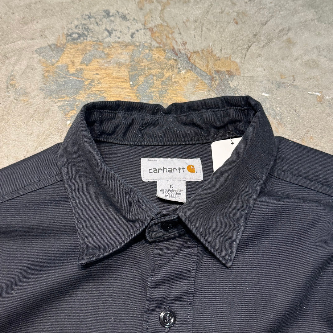古着 carhartt/カーハート/ 長袖シャツ/ 無地/ サイズL