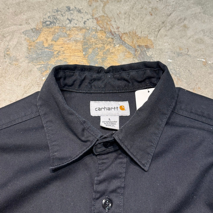 古着 carhartt/カーハート/ 長袖シャツ/ 無地/ サイズL