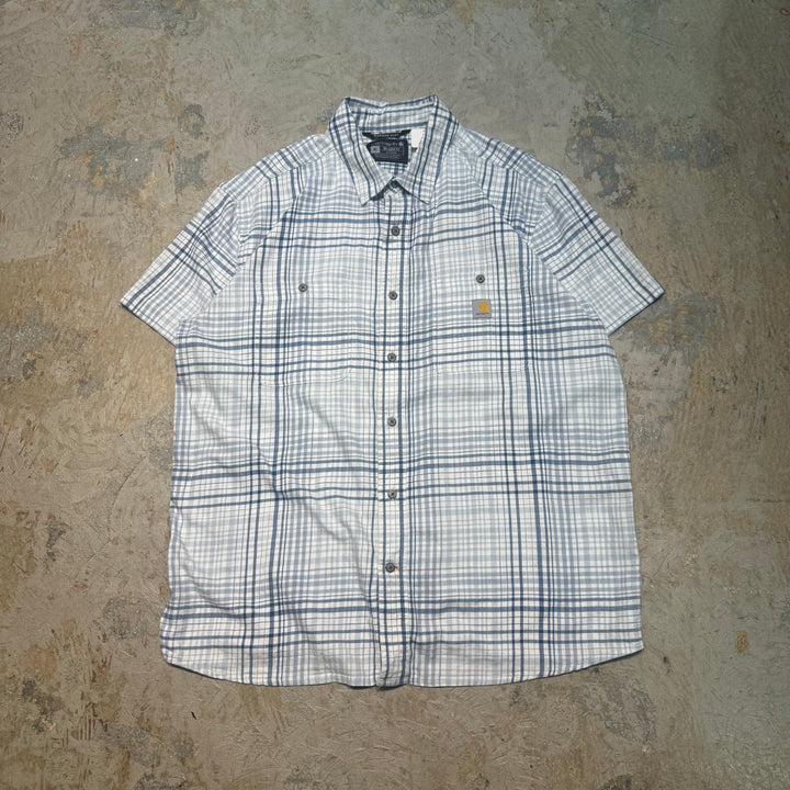 古着 carhartt/カーハート/ボタンダウン半袖シャツ/チェック柄/サイズXL