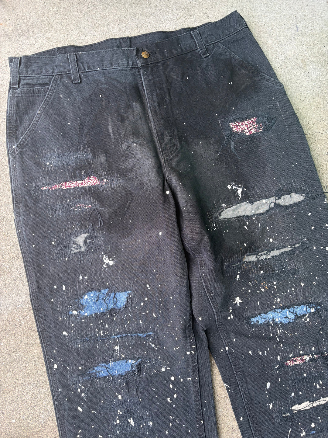 Carhartt Distressed Duck Painter Pants W38 L32