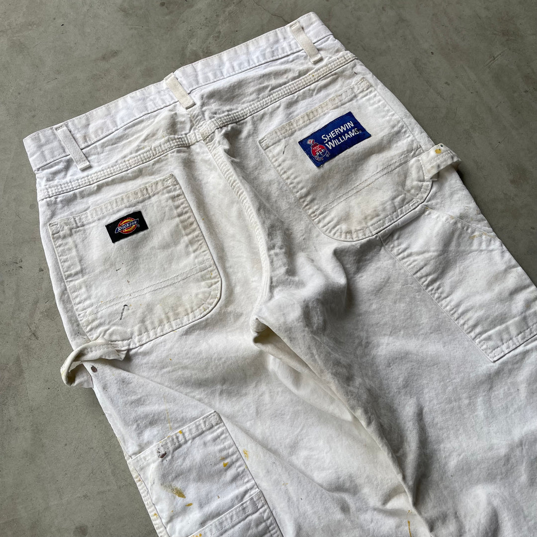 古着 Dickies×SHERWIN WILLIAMS/ディッキーズ× シャーウィン・ウィリアムズ/ ペインターパンツ / 企業ロゴ/ 実寸サイズ29×30