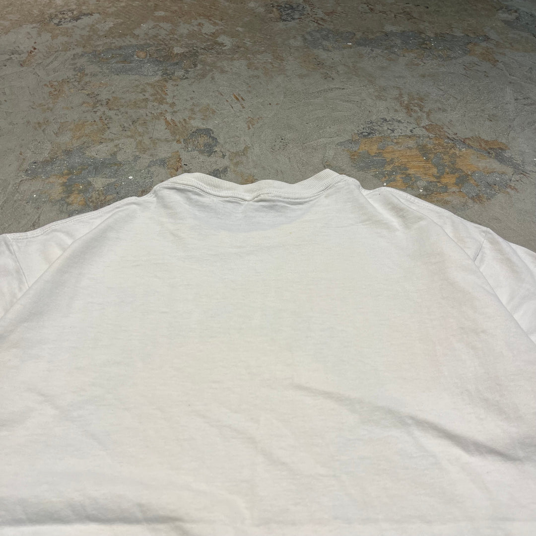 #4531 古着 unknow/short sleeve print t-shirt Tee/半袖プリントTシャツ/シングルステッチ/アップルプリント/サイズ2XL相当