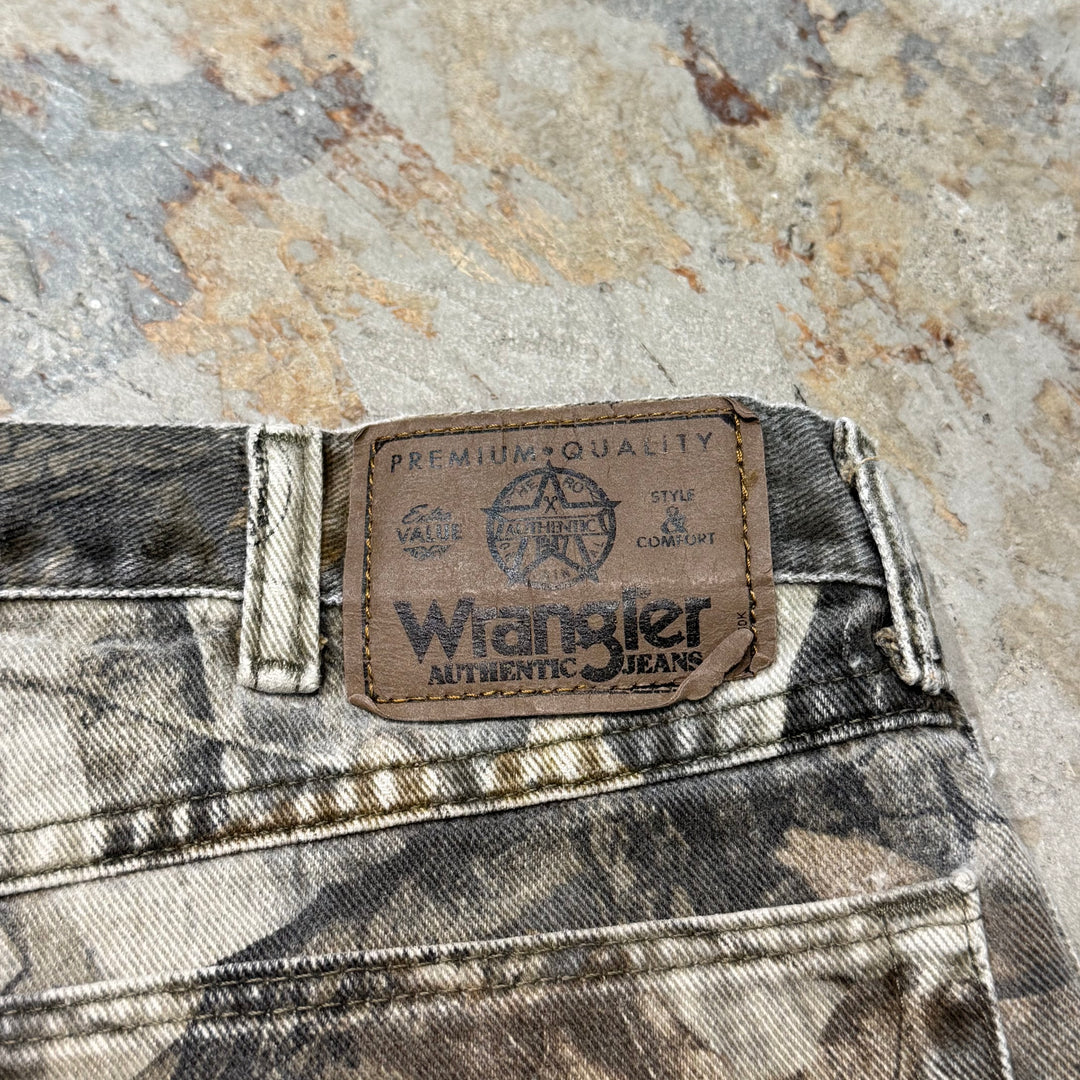 古着 Wrangler/ ラングラー/ リアルツリーダブルニーパンツ/ 実寸サイズ33×29