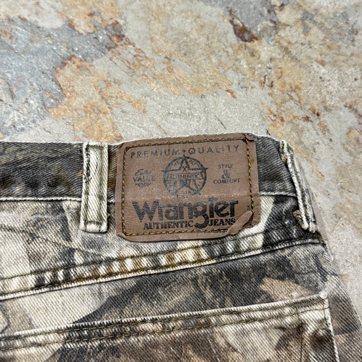 古着 Wrangler/ ラングラー/ リアルツリーダブルニーパンツ/ 実寸サイズ33×29