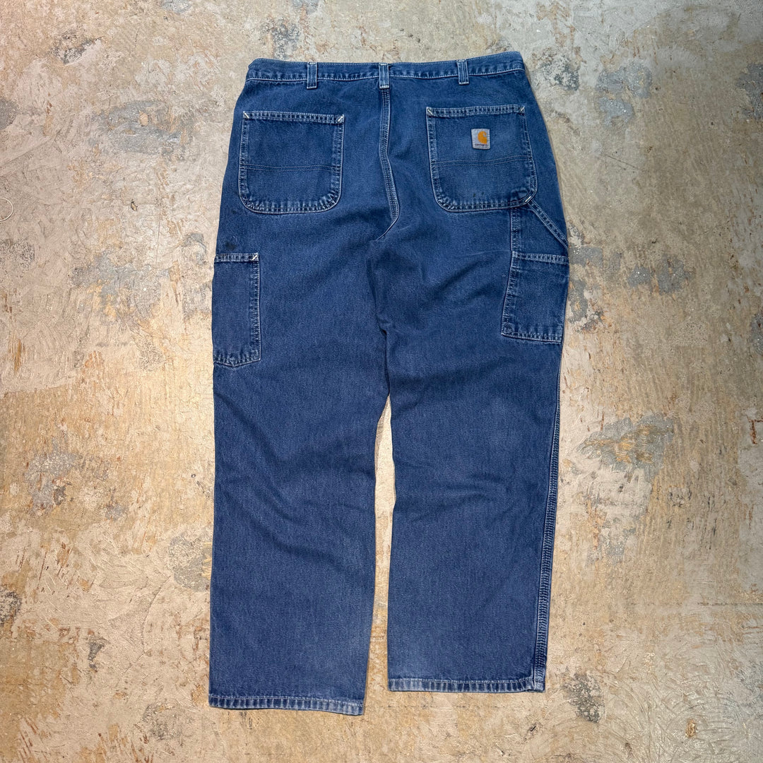 古着 Carhartt/ カーハート/ デニムペインターパンツ/ 実寸サイズ35×28