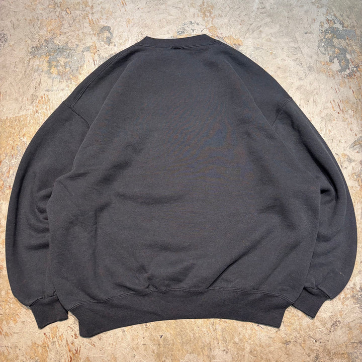 古着 USA製 80's〜 RUSSELL ATHLETIC/ ラッセルアスレチック/ ブランククルーネックスウェット/ 無地/ 前Vガゼット/ サイズXXL