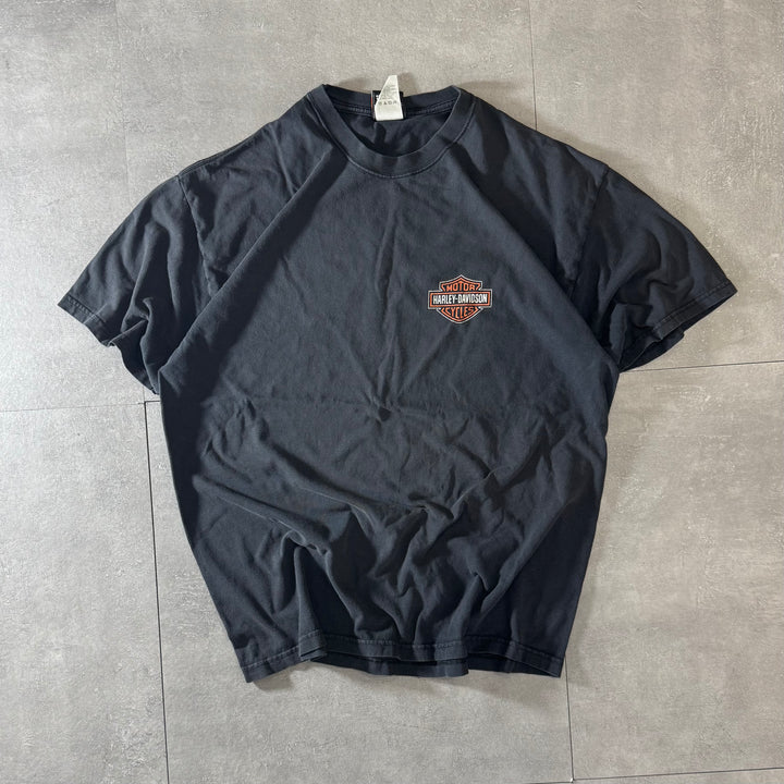 古着 USA製 Harley-Davidson ハーレーダビッドソン プリントTシャツ サイズXL