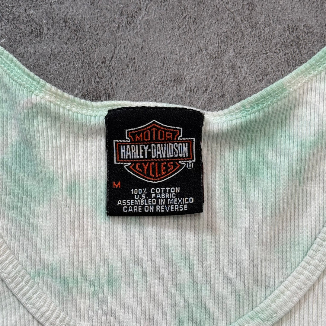 古着 Harley-Davidson ハーレーダビッドソン プリントタンクトップ レディース Y2K サイズM