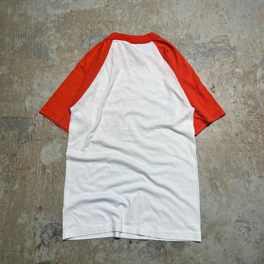 #4800 古着 ディズニー•ワールドリゾート•エプコット/ヴィンテージ シングルステッチ•ラグラン半袖Tシャツ/サイズM相当