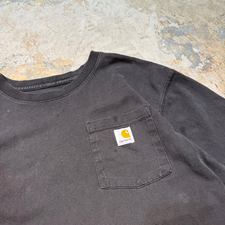 古着 Carhartt/ カーハート/ ポケット ロゴ Tシャツ/ サイズL
