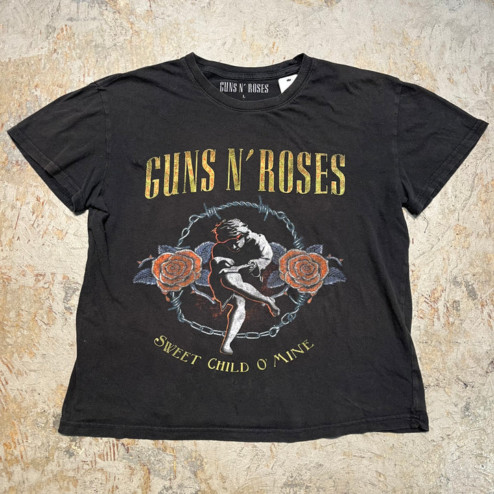 古着 GUNS N' ROSES/ガンズアンドローゼズ/バンドTシャツ/サイズL