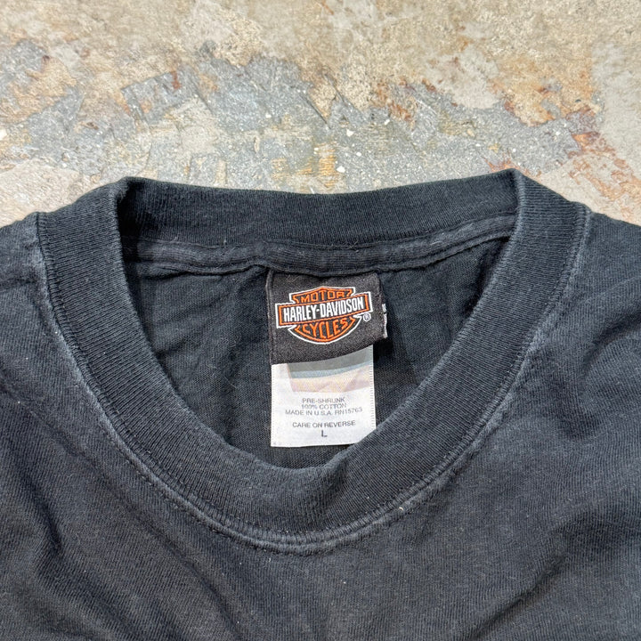 古着 USA製 Harley-Davidson/ハーレーダビッドソン/ プリントTシャツ/ サイズL