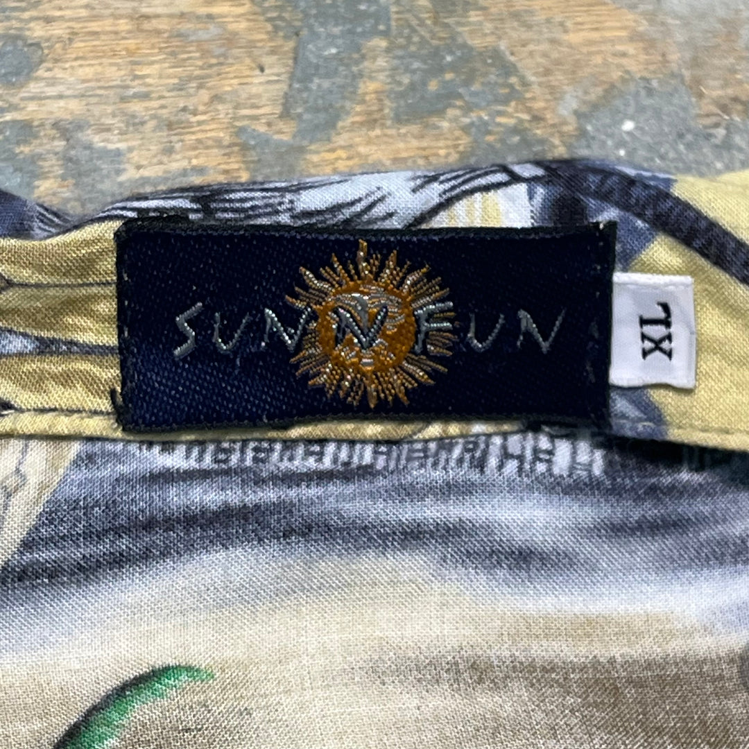 古着 USAVINTAGE / 半袖シャツ/ アロハシャツ/ 開襟/ サイズXL