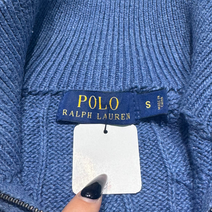 古着 POLO by Ralph Lauren/ ポロ バイ ラルフローレン/ ハーフジップニットセーター/ サイズS