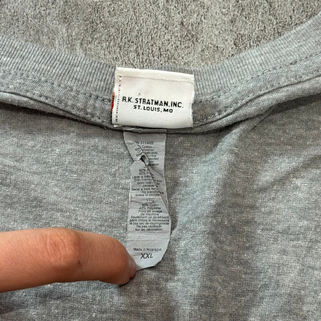 古着 Harley-Davidson ハーレーダビッドソン プリントTシャツ レディース Y2K Vネック サイズ2XL