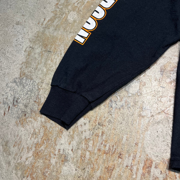 #4558 古着 19's Harley-Davidson/ハーレーダビッドソン/long sleeve print t-shirt Tee/長袖プリントTシャツ/サイズL