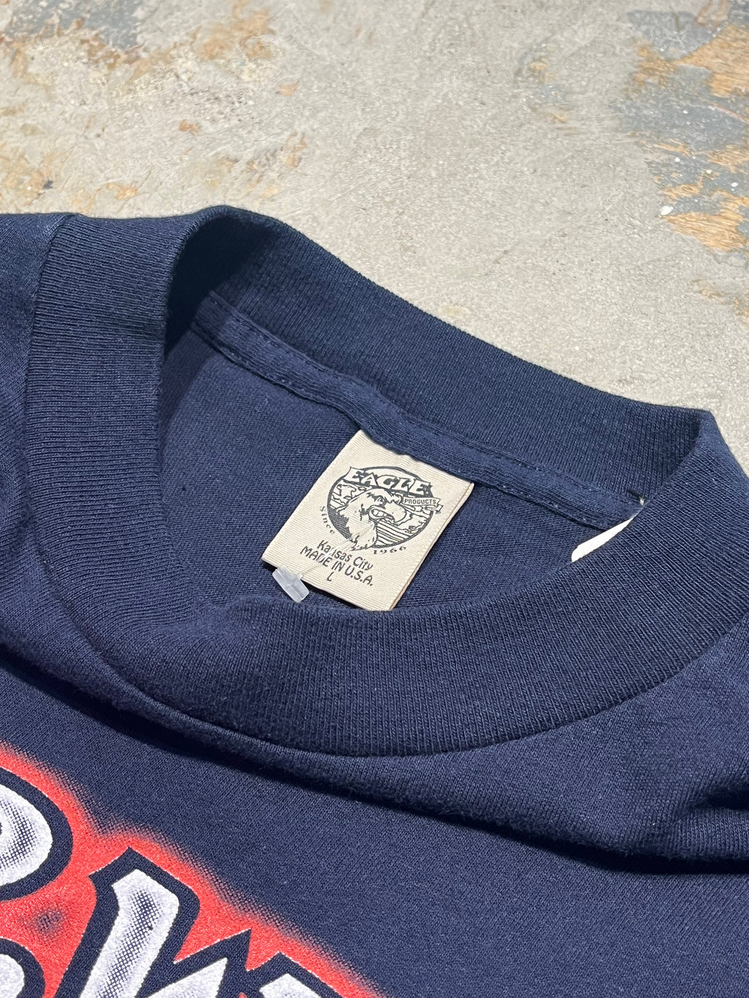 #MA116 古着 USA製 90s BEARWHIZ BEER/ビール会社 企業系/ヴィンテーシングルステッチ Tシャツ/サイズL