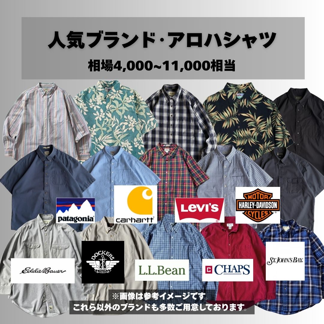 《残り100口》Carhartt,Dickies,LEVI'Sが確定で当たる。コスパ最強”夏ガチャBOX(2着セット)