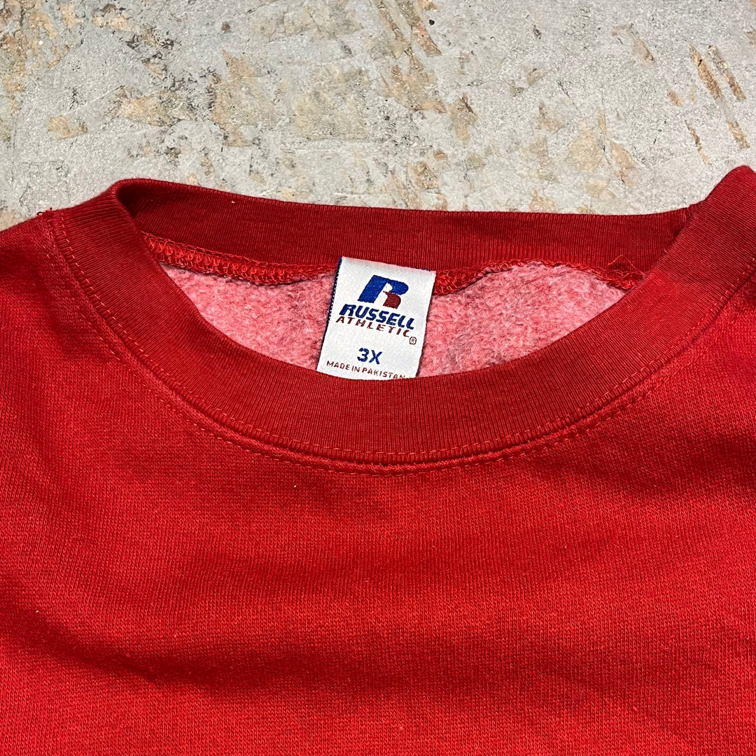#3537 古着/Russell/ラッセル/Crewneck sweat/クルーネックスウェット/ブランクスウェット/無地/サイズ3XL
