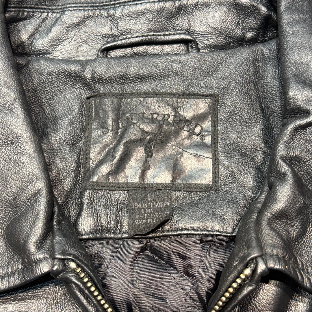 古着 USAVINTAGE/ジップアップレザージャケット/ サイズL