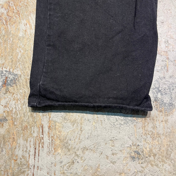 #4192 古着　Lee/リー/Black Denim Pants/ブラックデニムパンツ/RELAKED FIT/サイズ42×30